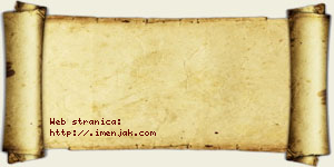 Kristina Mihailović vizit kartica